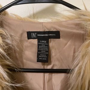 INC cropped jacket